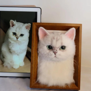 needle felting cat, custom cat memorial gifts for owner