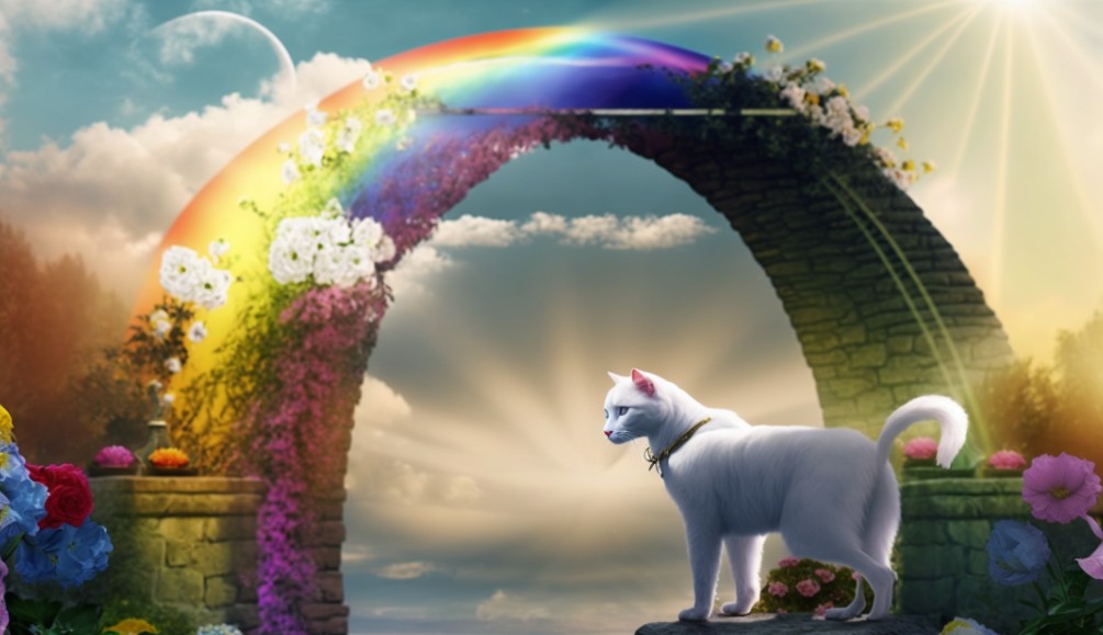 A cat in heaven, Rainbow bridge world